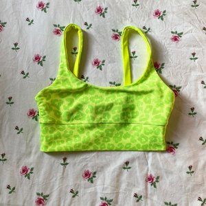 Beach Riot Leah Rib Top in Lemon Lime